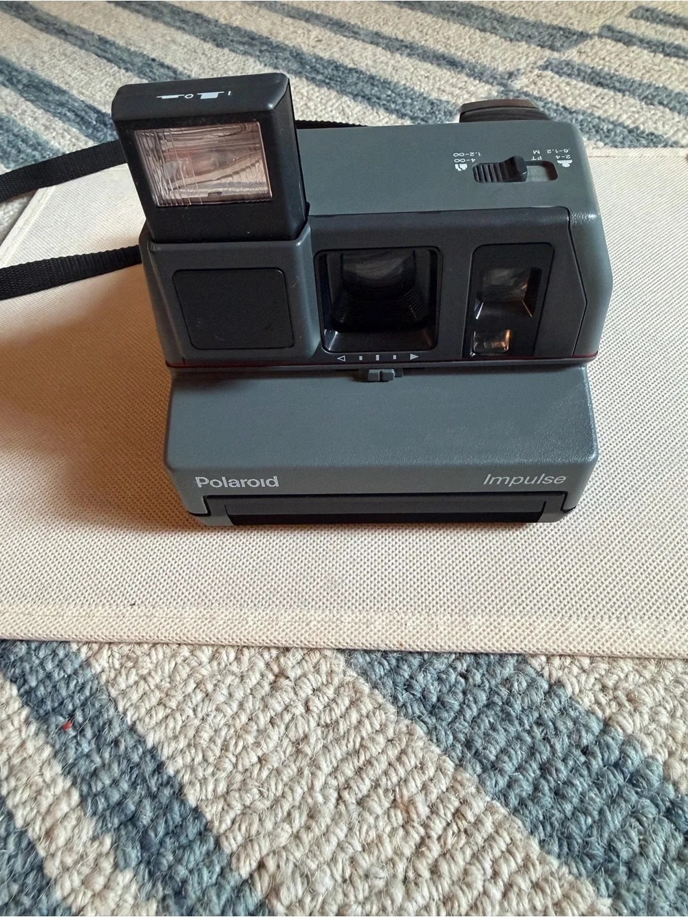 Polaroid Impulse Instant Camera - Gray with Red Trim